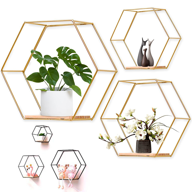 Sustainable Living Eco Friendly - Prateleira de parede de ferro em
