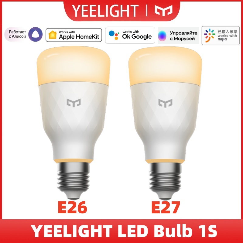 Yeelight Light Smart Bulb - Yeelight lâmpada led 1s e26/e27 luz