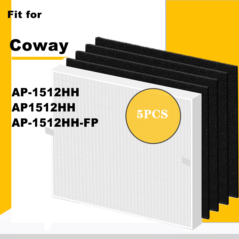 Coway Air Purifier Ap-1512Hh - Filtros HEPA compatíveis com Coway, AP-1512HH-FP