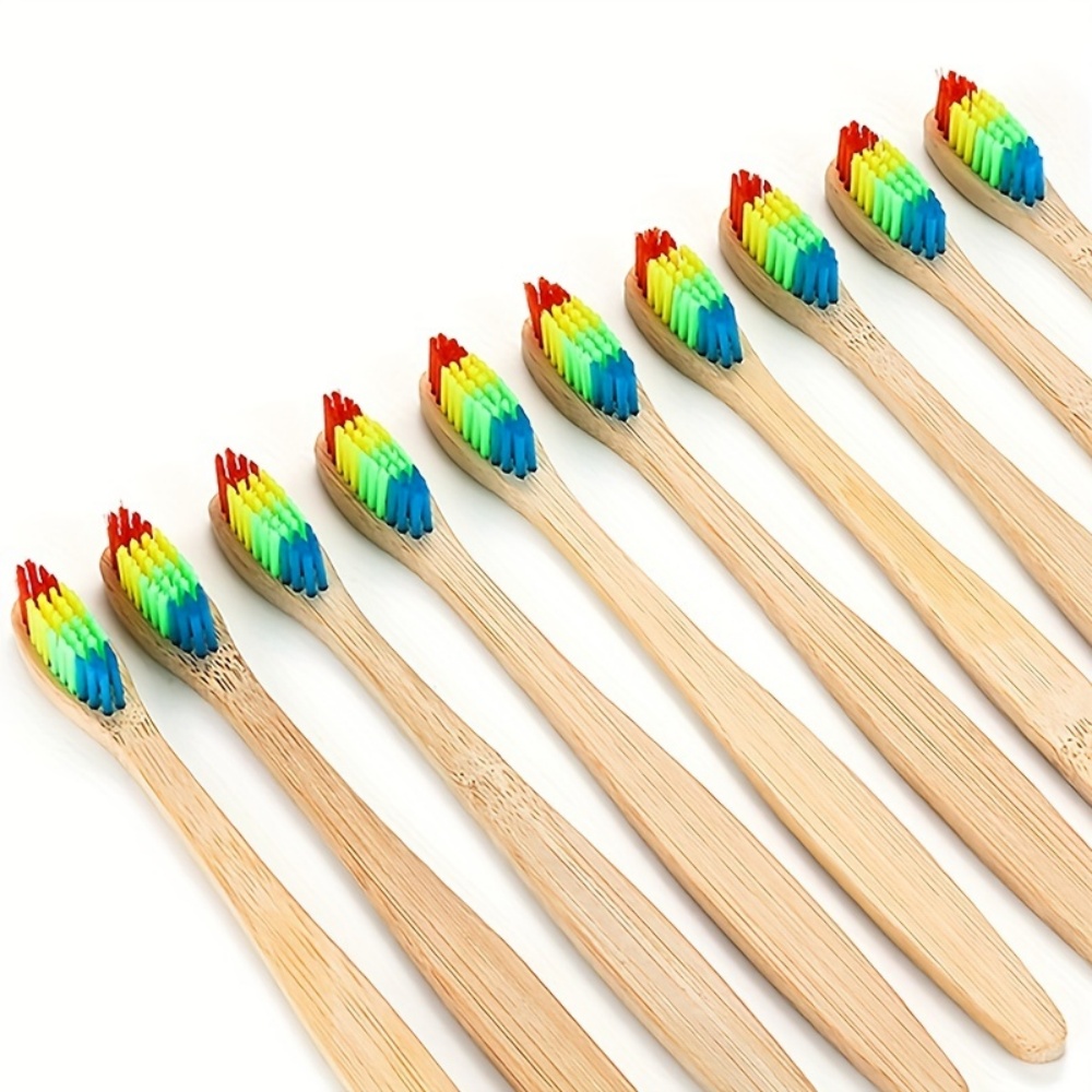 Bamboo Toothbrush Set - 2 escovas de dentes portáteis de