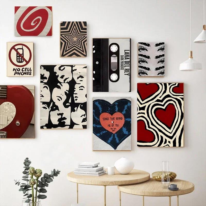 Sustainable Living Eco Friendly - Cartazes y2k estilo rock pintura em