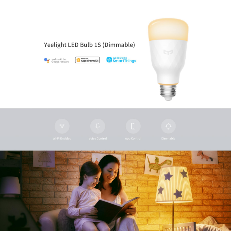Yeelight lâmpada led 1s luz in - Yeelight Light Smart Bulb avaliação e preço