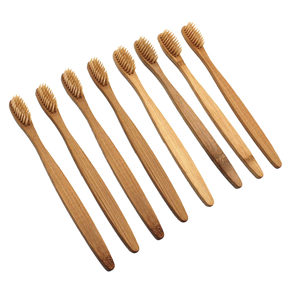 Conjunto de 8 Escovas de Dente - Bamboo Toothbrush Set avaliação e preço
