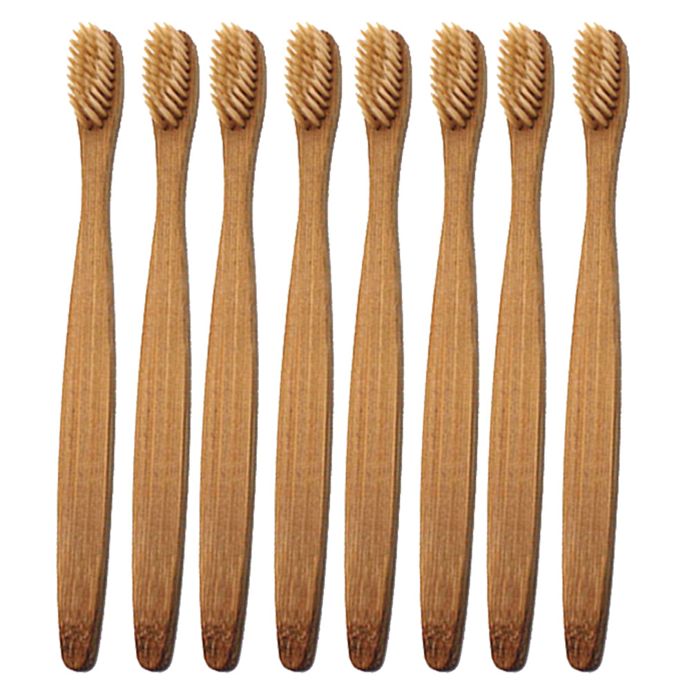 Conjunto de 8 Escovas de Dente - Bamboo Toothbrush Set avaliação e preço