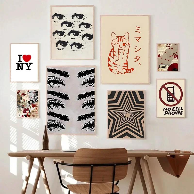 Cartazes y2k estilo rock pintu - Sustainable Living Eco Friendly avaliação e preço